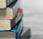 Photo of a small pile of books